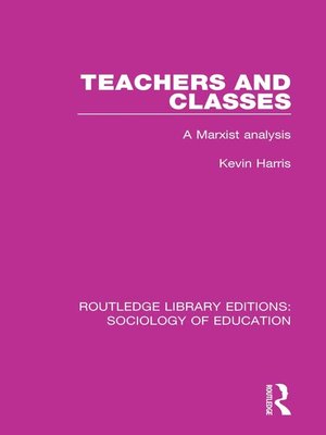 cover image of Teachers and Classes